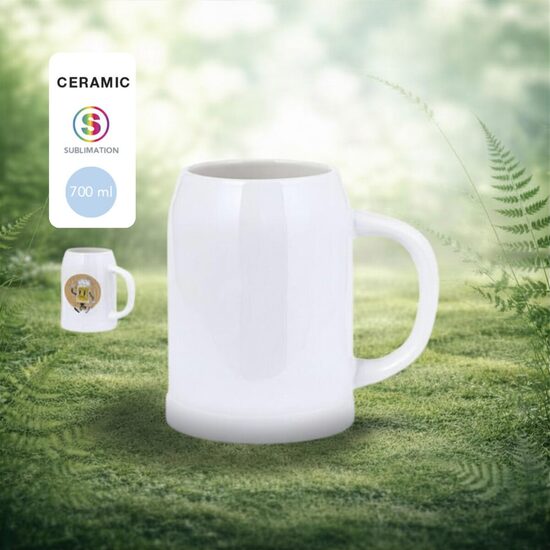 Keramikas alus kauss piemērots sublimācijas drukai - 700ml